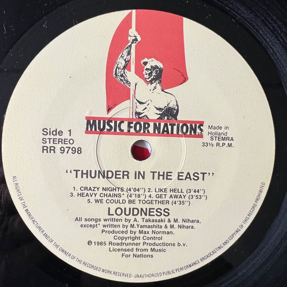 Loudness - Thunder In The East / 1. NL-Press. 1985 - (M-/M-)