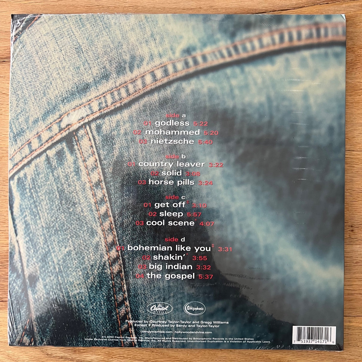 Dandy Warhols - Thirteen Tales From Urban../ 1. US 2000-Press. 2000 - Tan marbeled Colour - (Mint & Sealed)