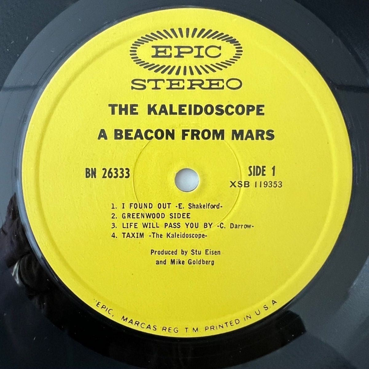 Kaleidoscope - A Beacon From Mars / 1. US-Press. 1967 - (M-/VG+)