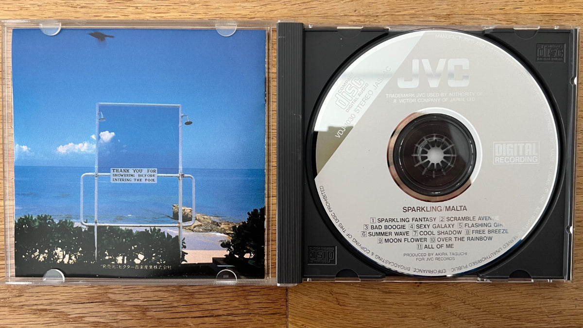 Malta - Sparkling / CD - 1. Japan-Press. 1986 - (M-/M-)