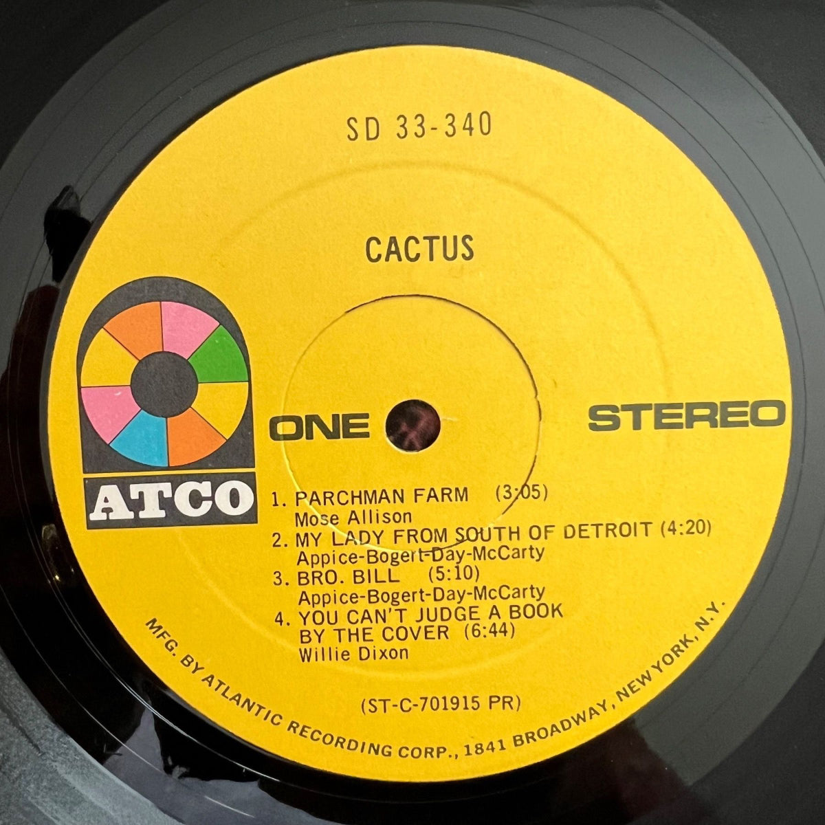 Cactus - Seed / 1st US Press. 1970 - (VG+/VG+)