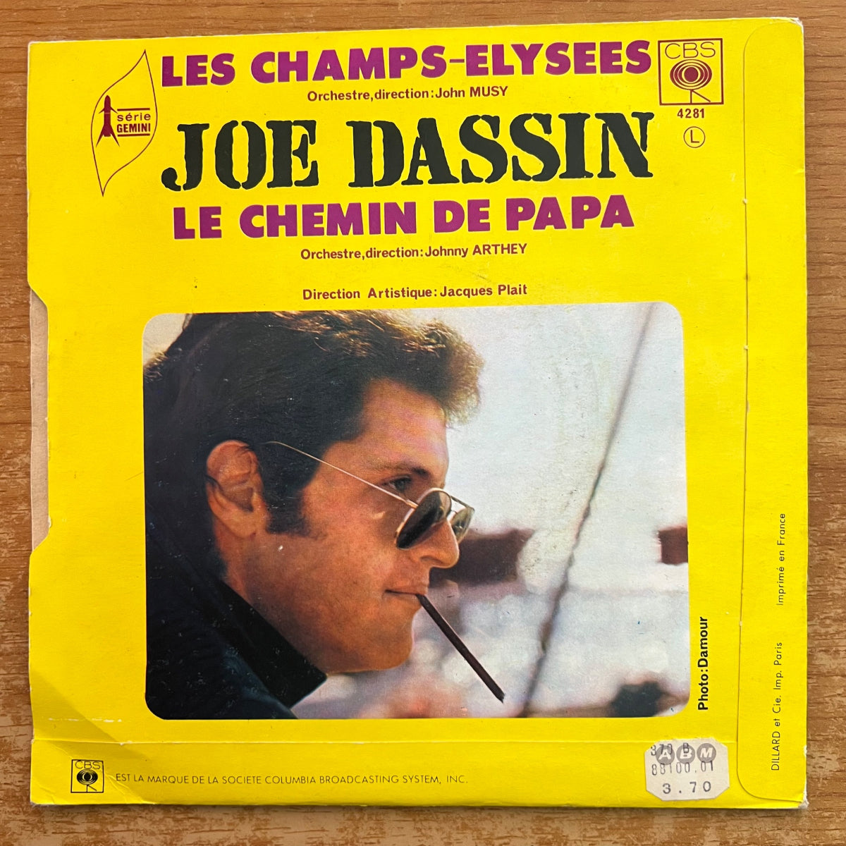 Joe Dassin - Le Chemin De Papa / 1. France-Press. 1969 - (M-/VG++)