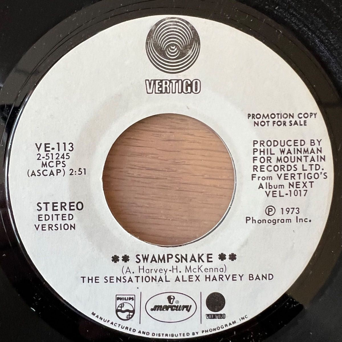 Sensational Alex Harvey Band - Swampsnake / US-Promo 1973 - (M-/Neutral)