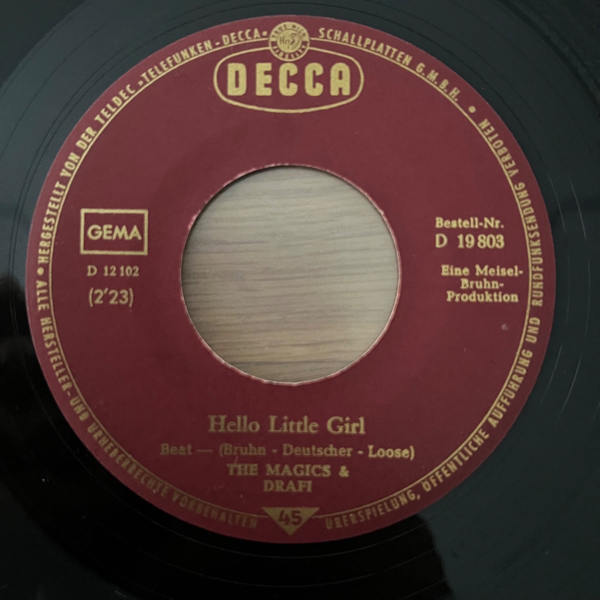 Magics & Drafi - Honey Bee / 1. D-Press. 1966 - (VG++/VG+)