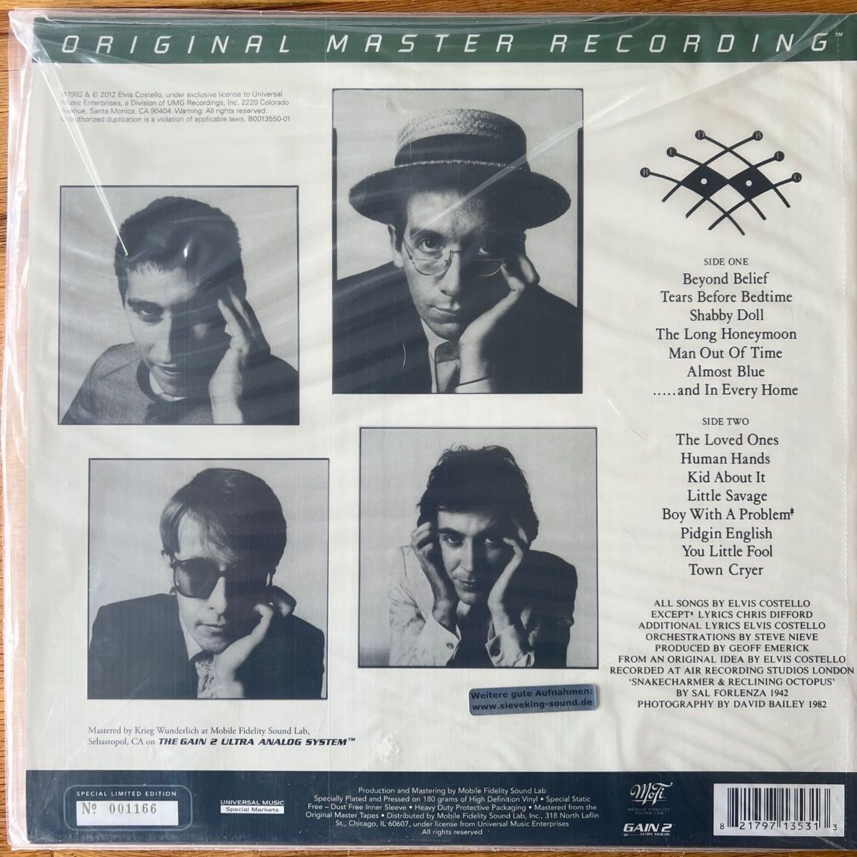 Elvis Costello - Imperial Bedroom // Audiophile MFSL 2012 - (Mint & Sealed)