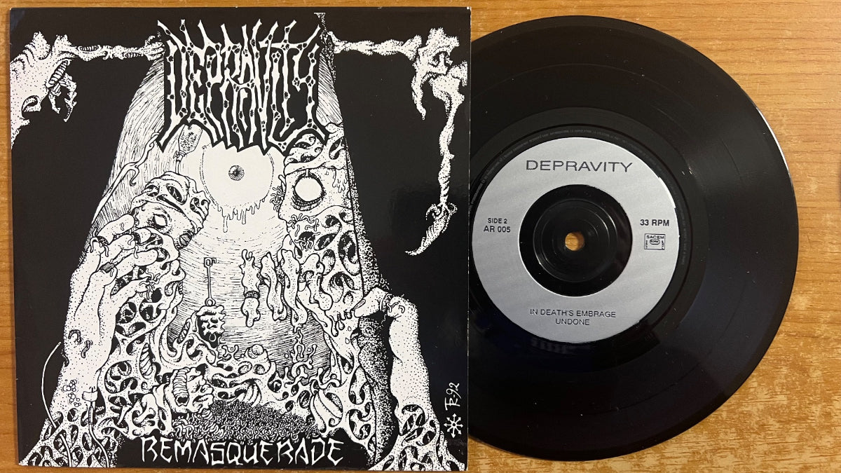 Depravity - Remasquerade / 1. France-Press. 1992 -4 Track EP - (M-/M-)