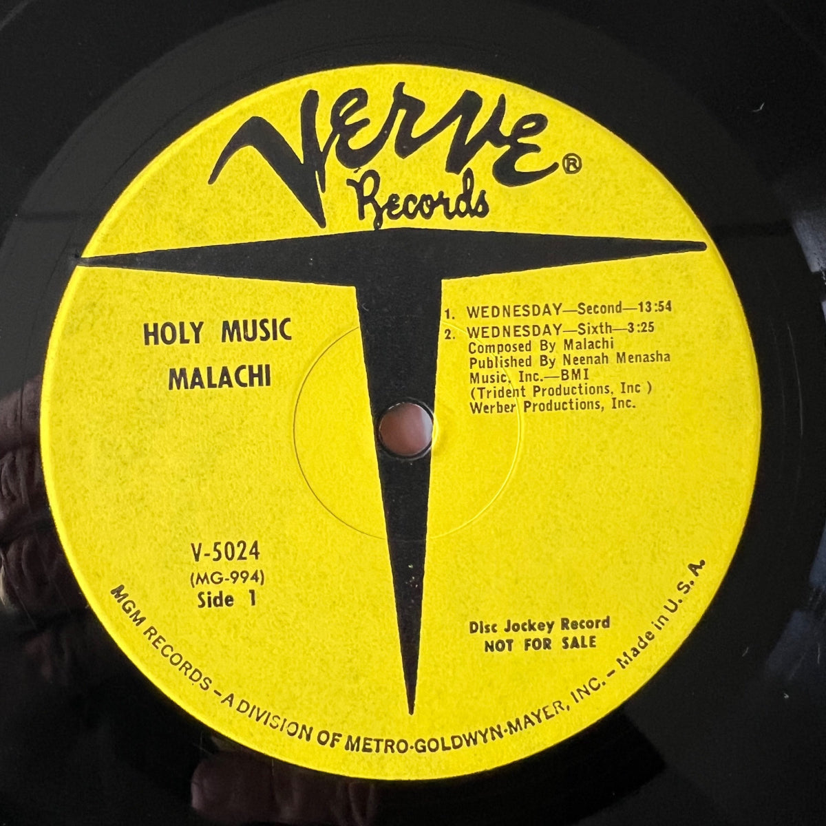 Malachi - Holy Music / US-Promo 1967 - (VG/VG++)