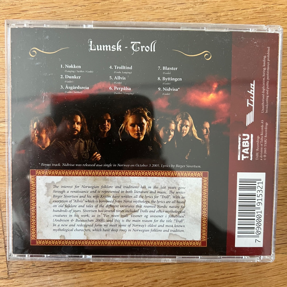Lumsk - Troll / CD - 1. Norway Press. 2005 - (M-/M-)