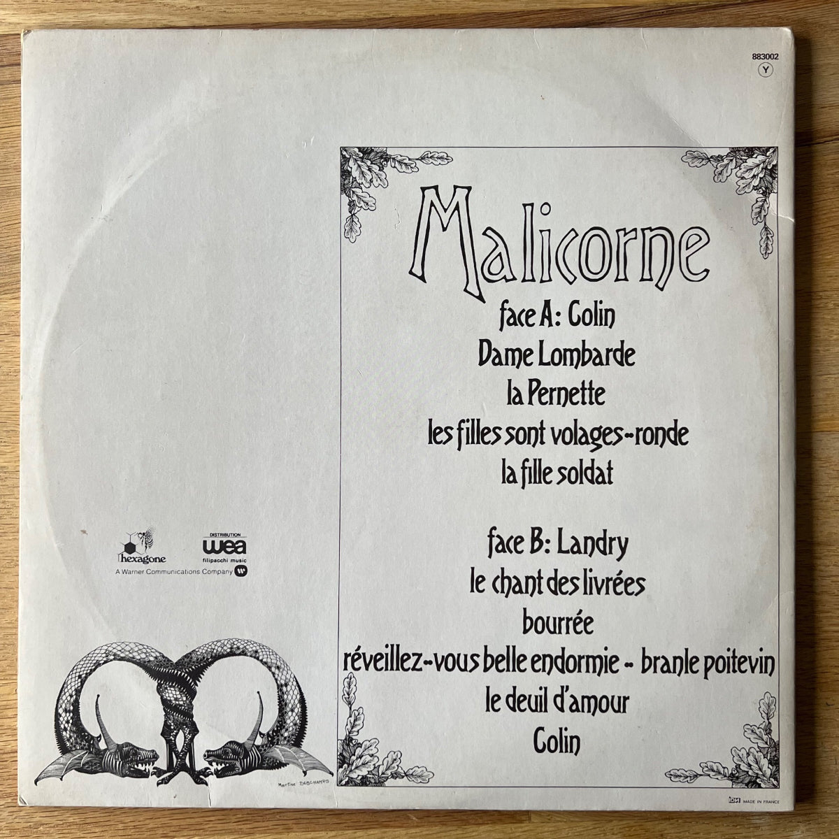 Malicorne - Same / France-Press. 1974 - (M-/VG+)