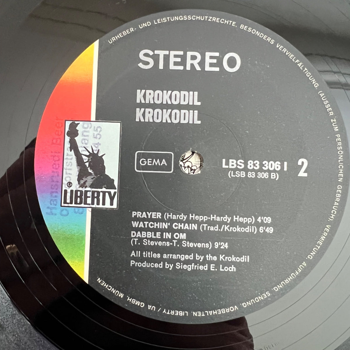 Krokodil - Same / 1. D-Press. 1969 - (M-/M-)