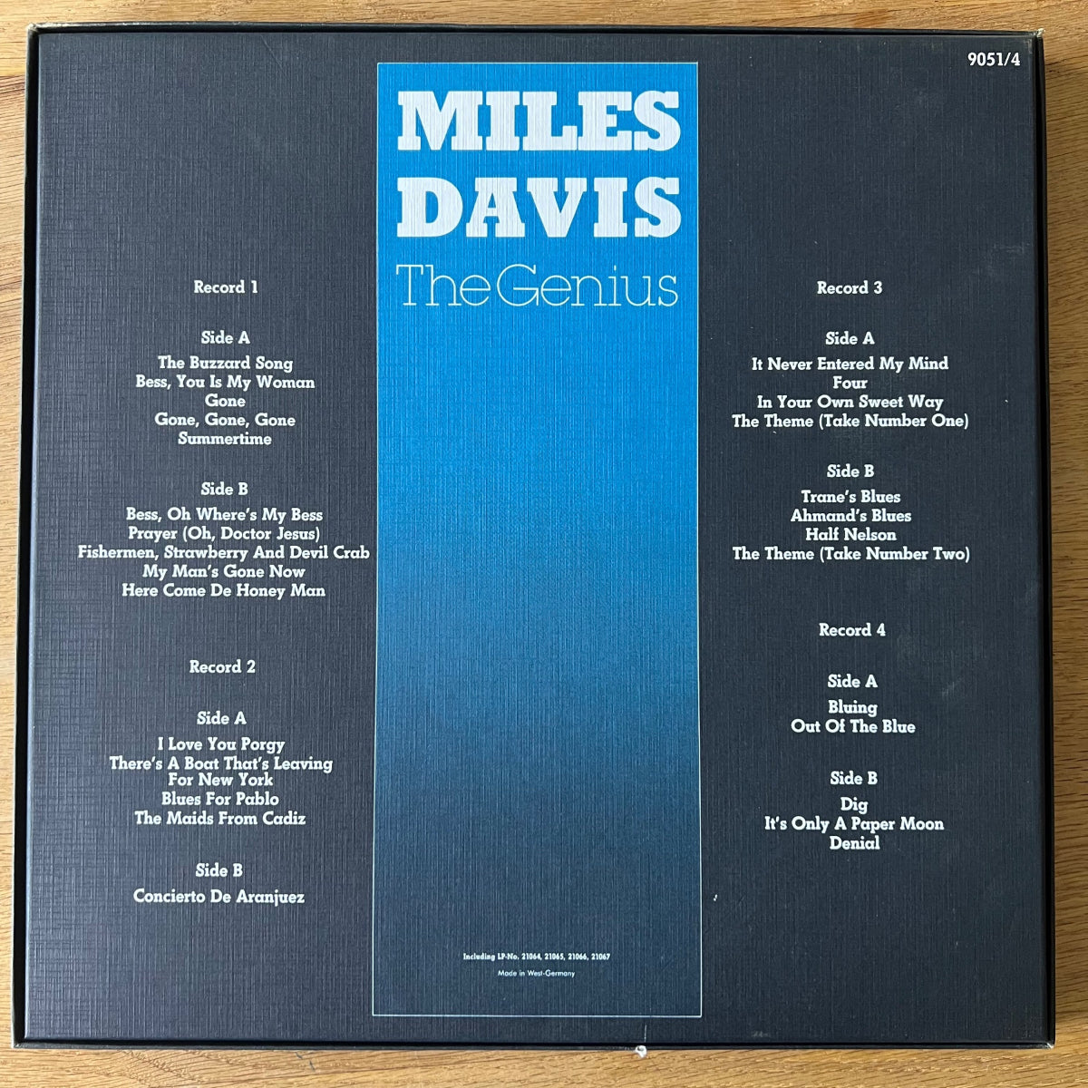 Miles Davis - The Genius / 4-LP Box - D-Press. 198? - (M-/M-)