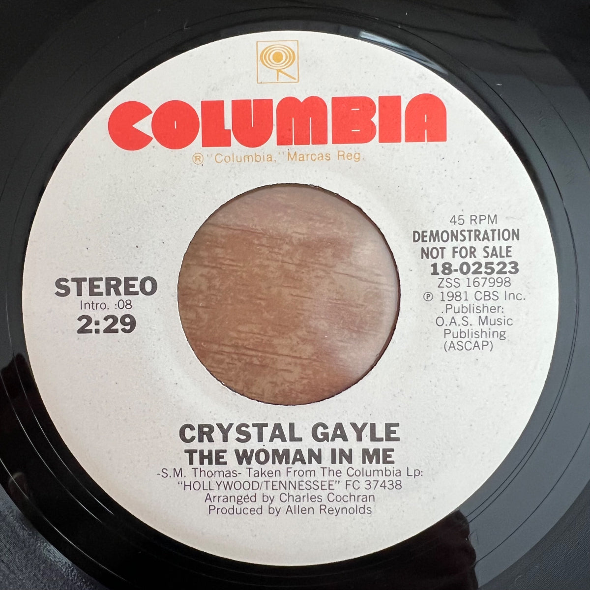 Crystal Gayle - The Woman In Me / US-Promo 1981 - (M-/Neutral)