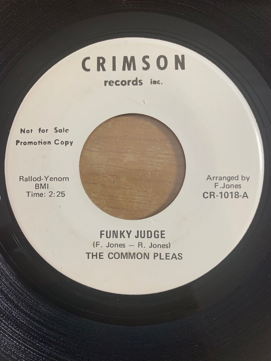 Common Pleas - Funky Judge / US-Promo 1968 - (M-/Neutral)