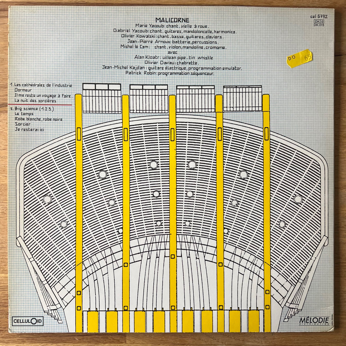 Malicorne - Les Cathédrals De L'industrie / 1. France-Press. 1986 - (M-/VG++)