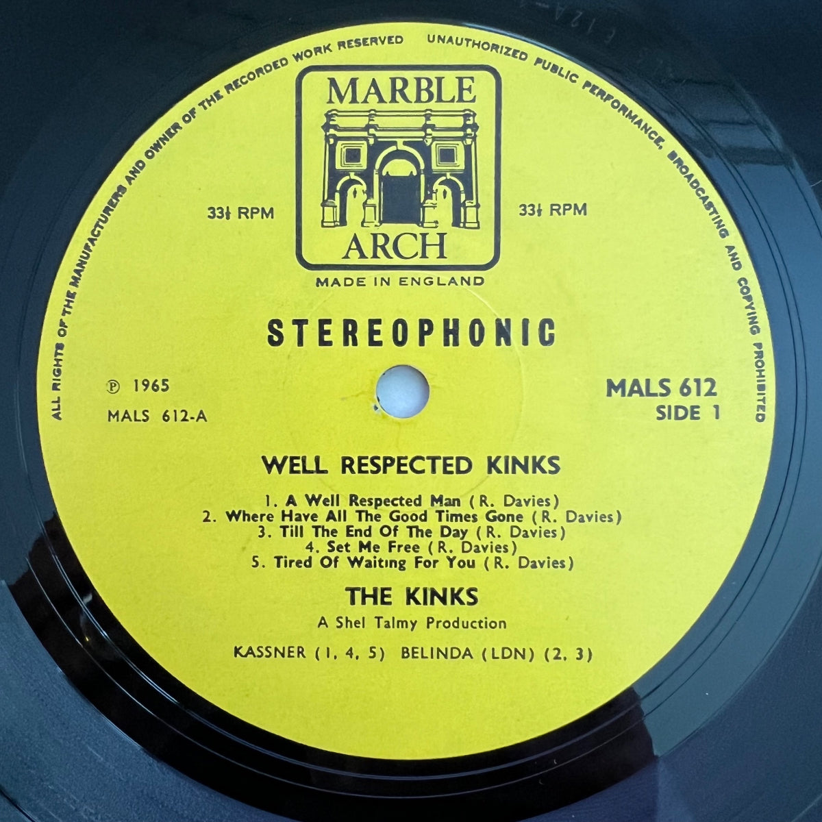 Kinks - Well Respected Kinks / 1. UK-Press. 1966 - Stereo - (VG++/VG++)