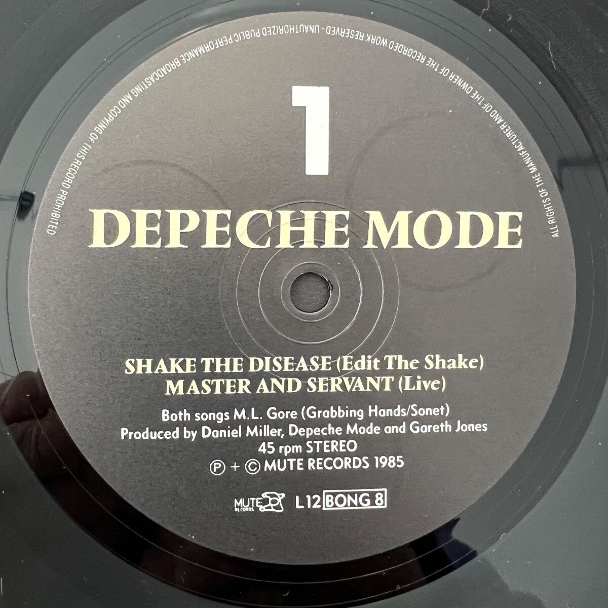 Depeche Mode - Shake The Disease / 12" Maxi - 1st UK Press. 1985 - (M-/M-)