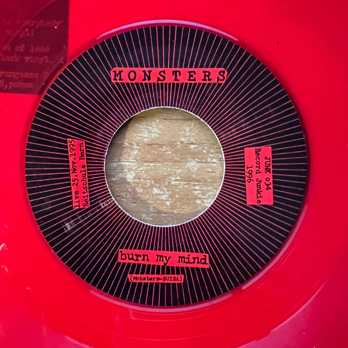 Dead Moon , Monsters - Reitschule Bern 25.11.95 / 1. Swiss-Press. 1995 - (M-/Neutral)