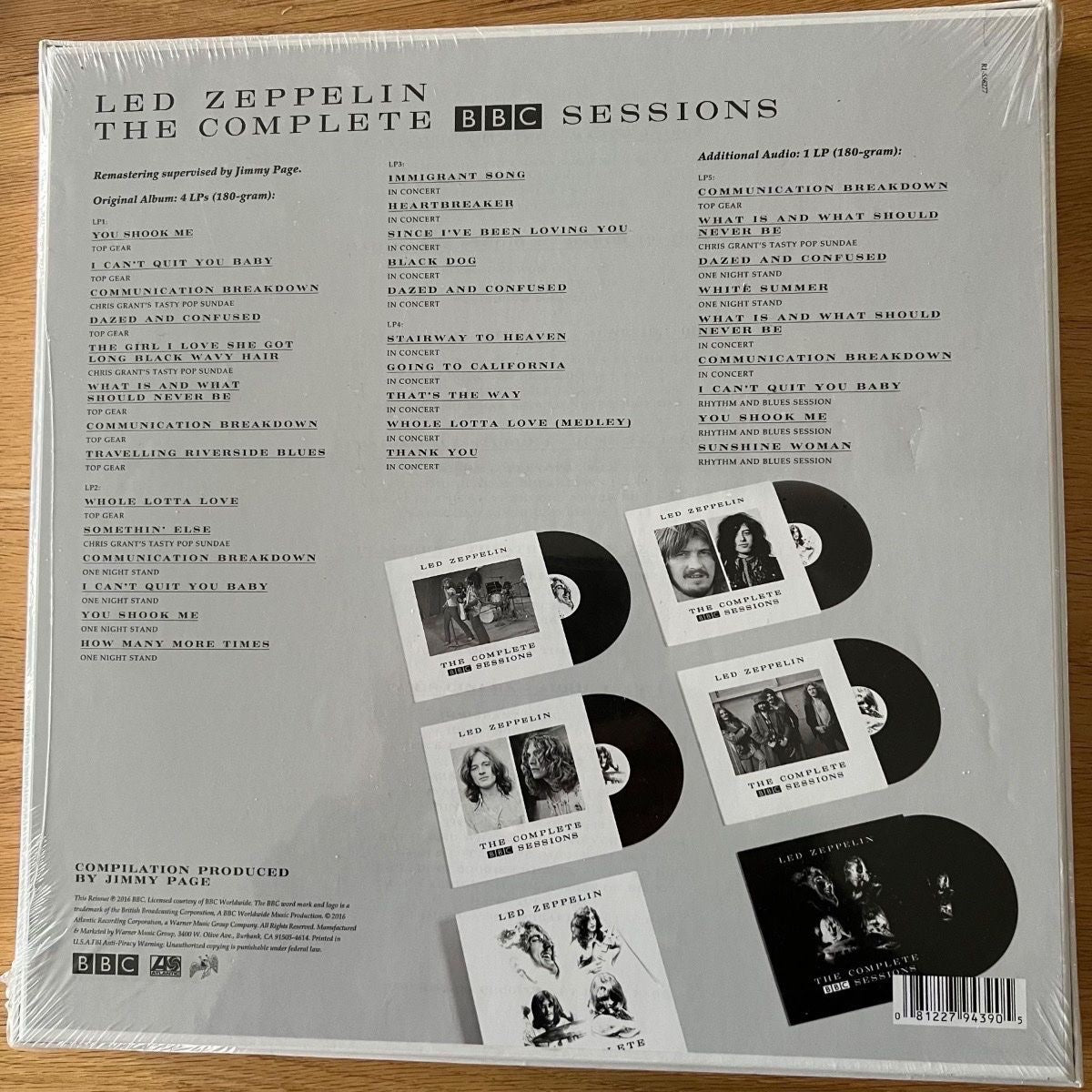Led Zeppelin - The Complete BBC Sessions / 5 LP-Box - 1. US-Press. 2016 - (Mint/M-)