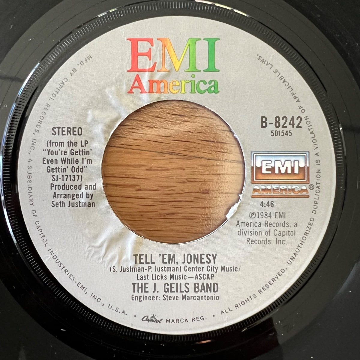 J. Geils Band - Concealed Weapons / 1. US-Press. 1984 - (M-/VG++)