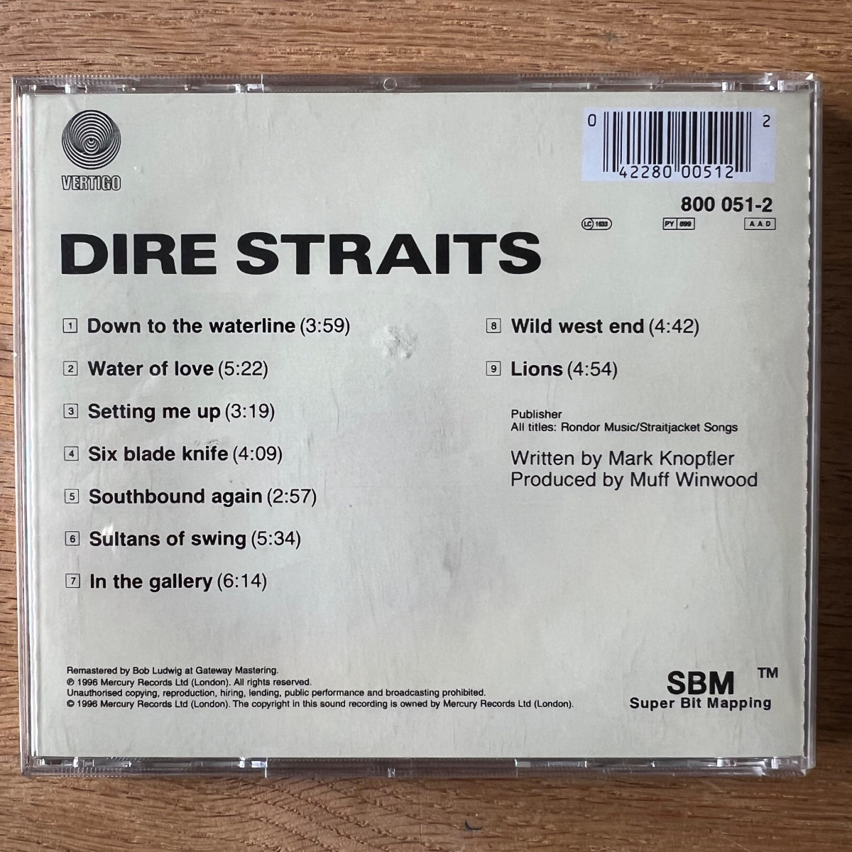Dire Straits - Same / CD - UK-Press. 1996 -Super Bit Mapping