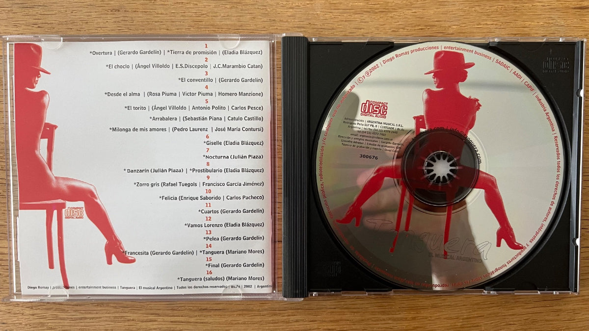 Gerardo Gardelin, Lidia Borda - Tanguera / CD - 1. Argentina-Press. 2002 - (M-/M-)