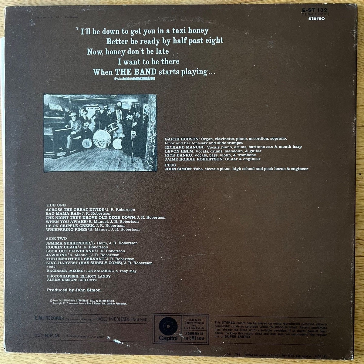 Volume - Same / 1st UK Press. 1969 - (M-/VG+)