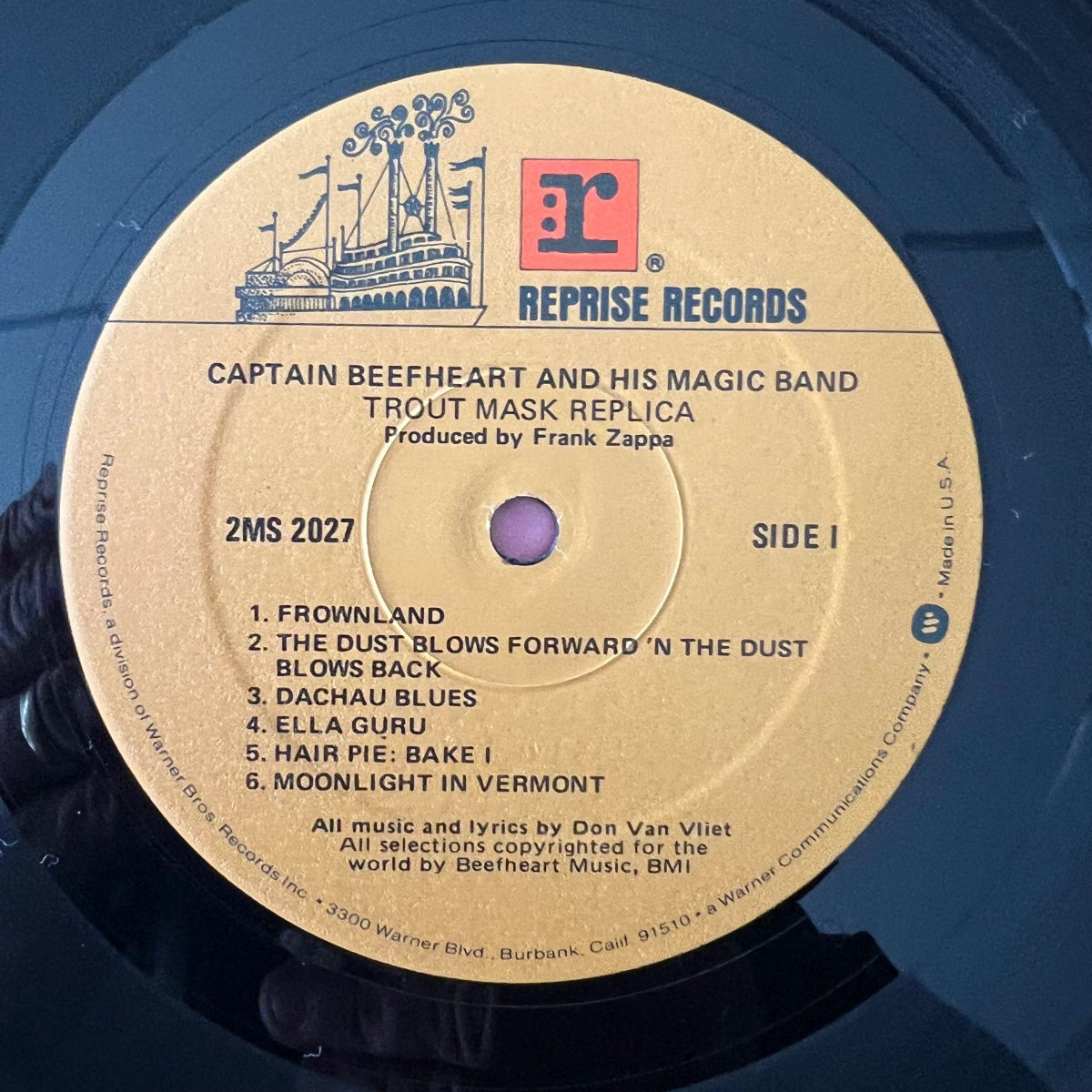 Capitaine Beefheart et son bracelet magique - Réplique du masque de truite / Presse américaine 1977 - (M-/M-)