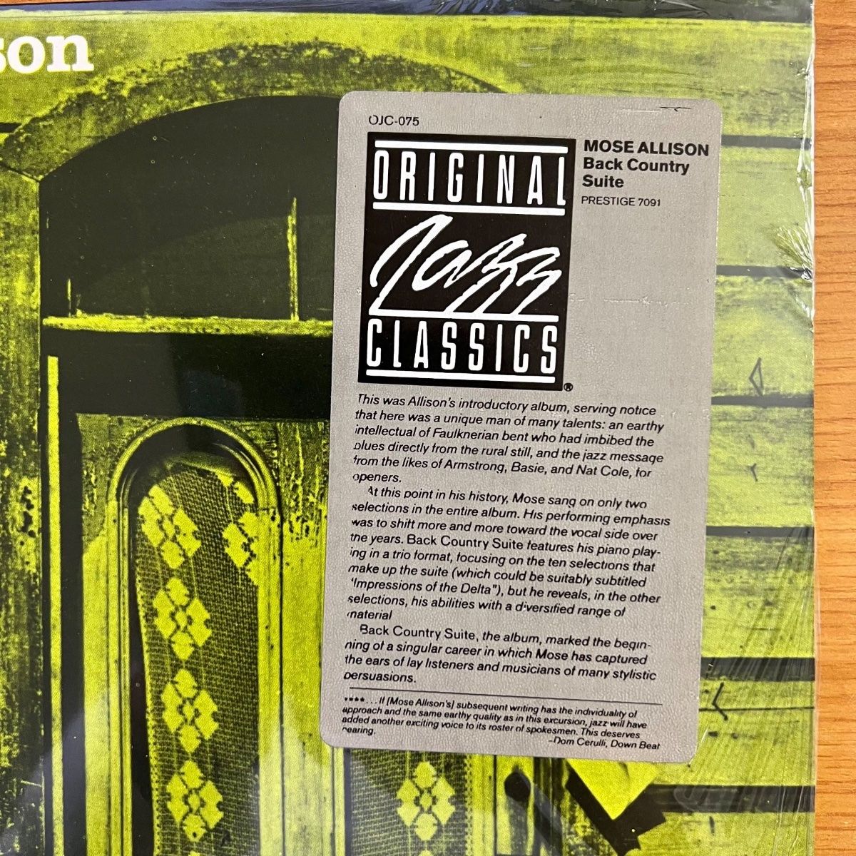 Mose Allison - Back Country Suite For Piano / US Press. 1983 - (Mint Sealed)