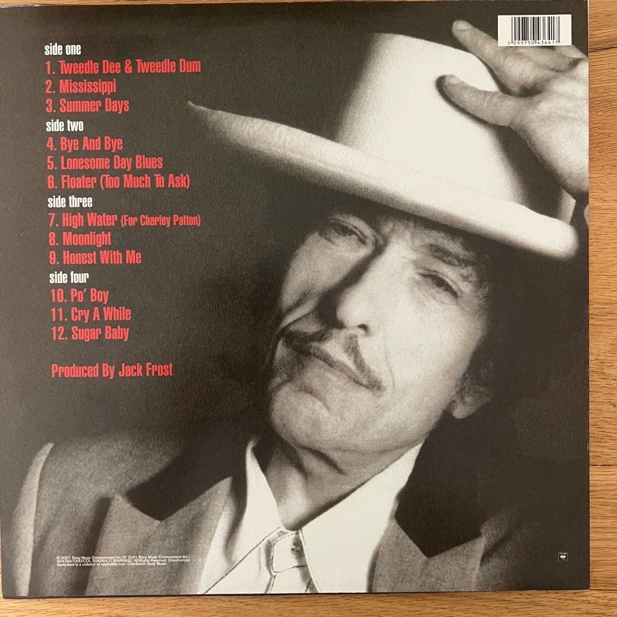 Bob Dylan - Love And Theft / 2 LP - 1st EU Press. 2001 - (M-/M-)