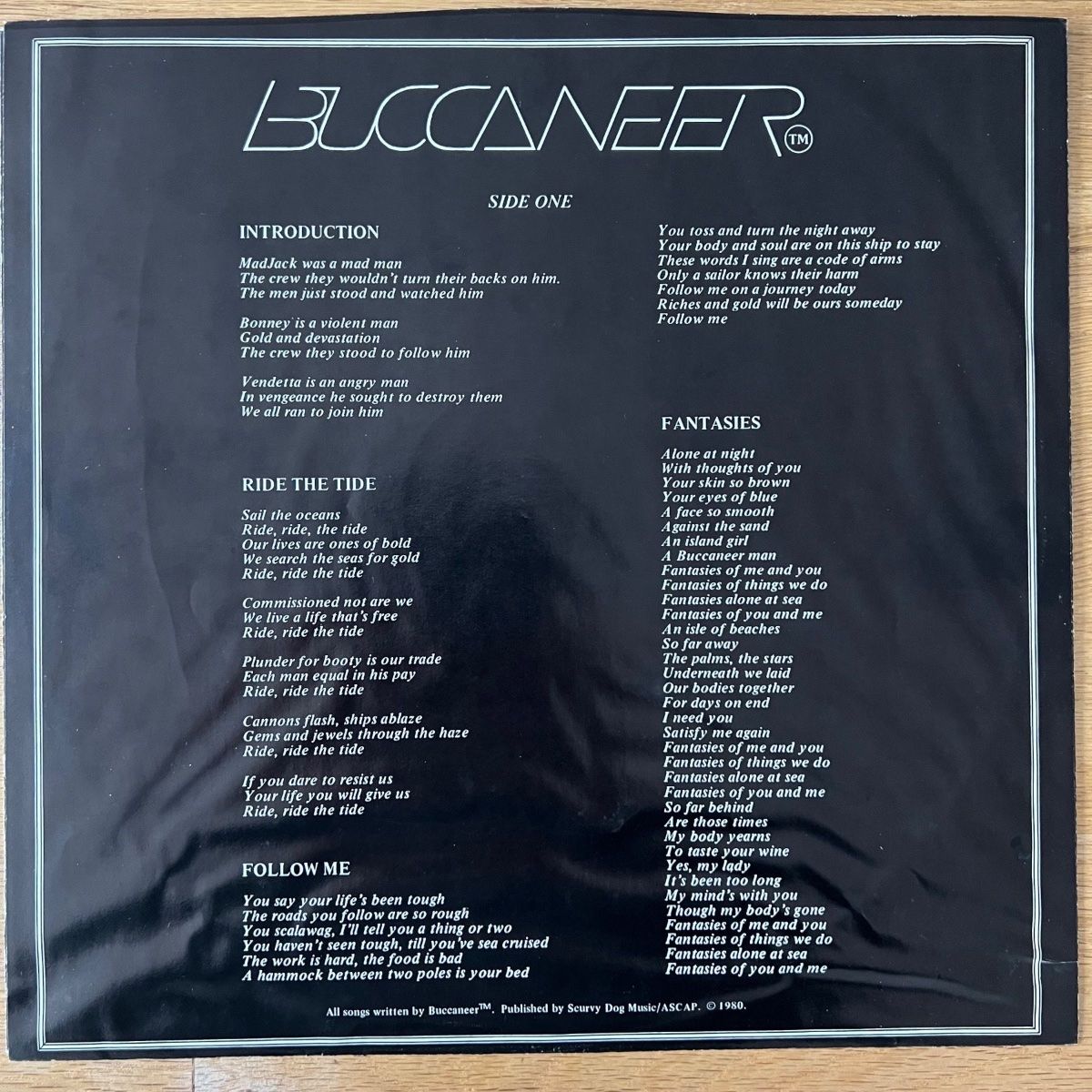 Buccaneer - Same / 1st US Press. 1980 - (M-/VG++)
