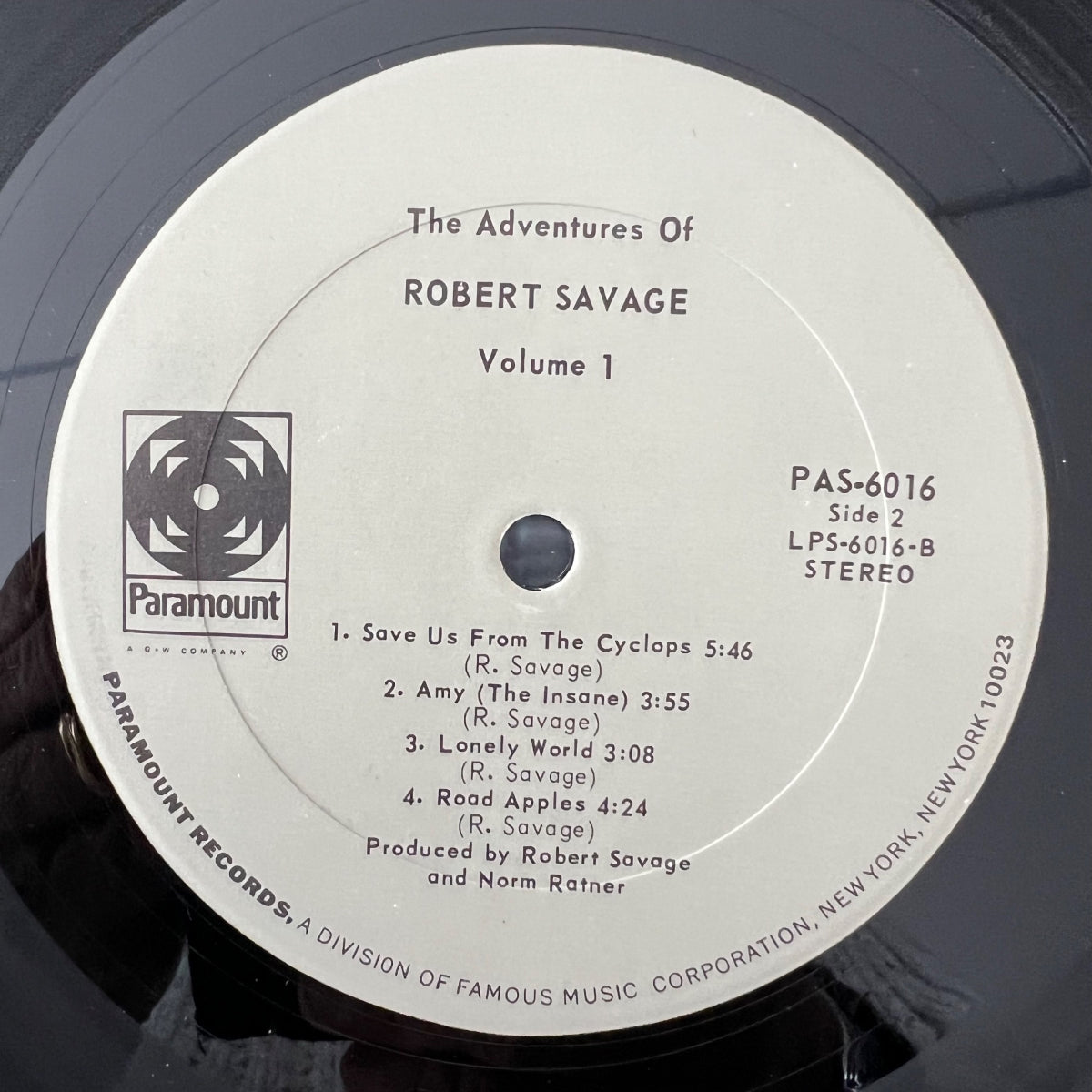 Robert Savage - The Adventures Of... Vol. 1 / 1. US-Press. 1971 - (M-/VG++)
