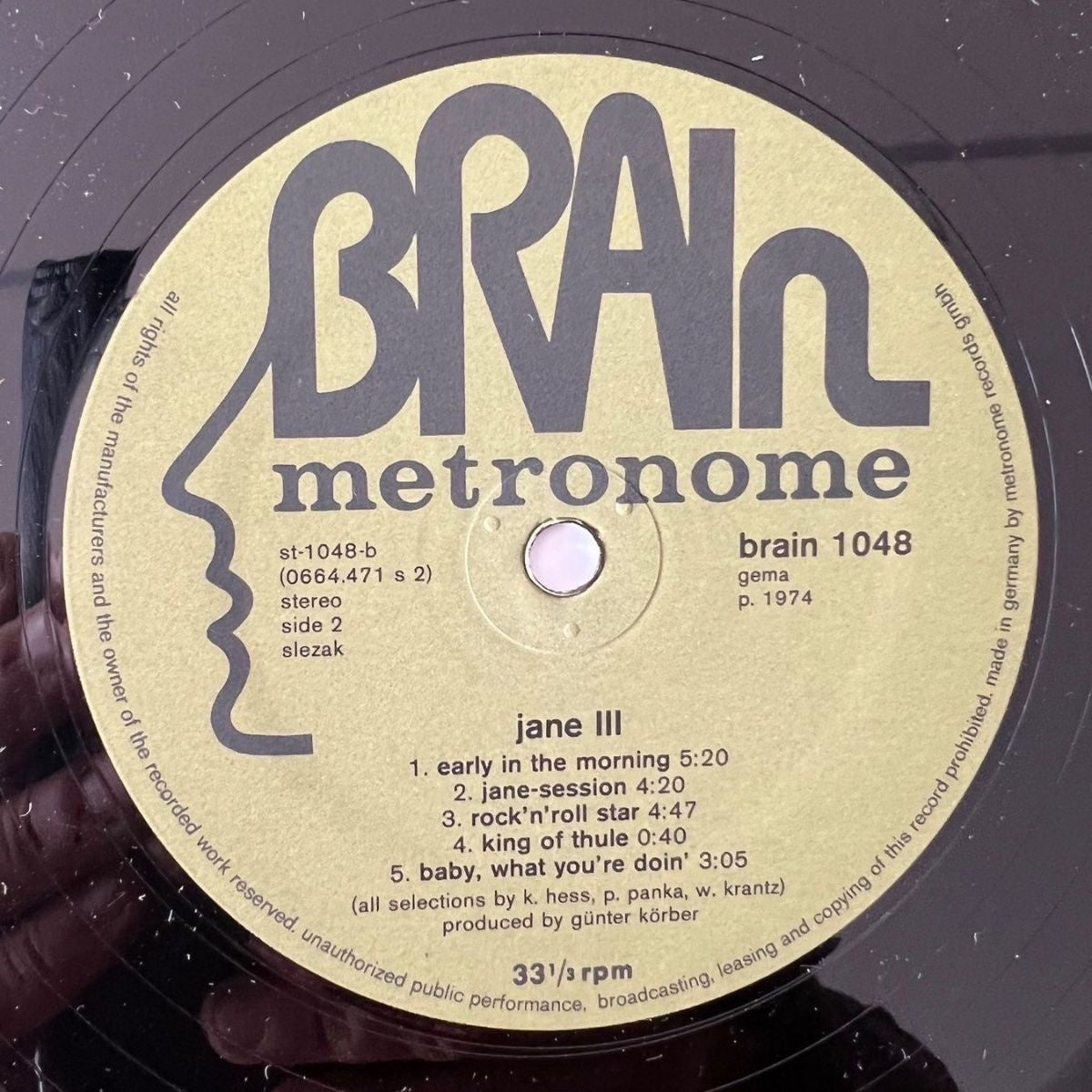 Jane - III / 1. German-Press. 1974 - (VG++/M-)