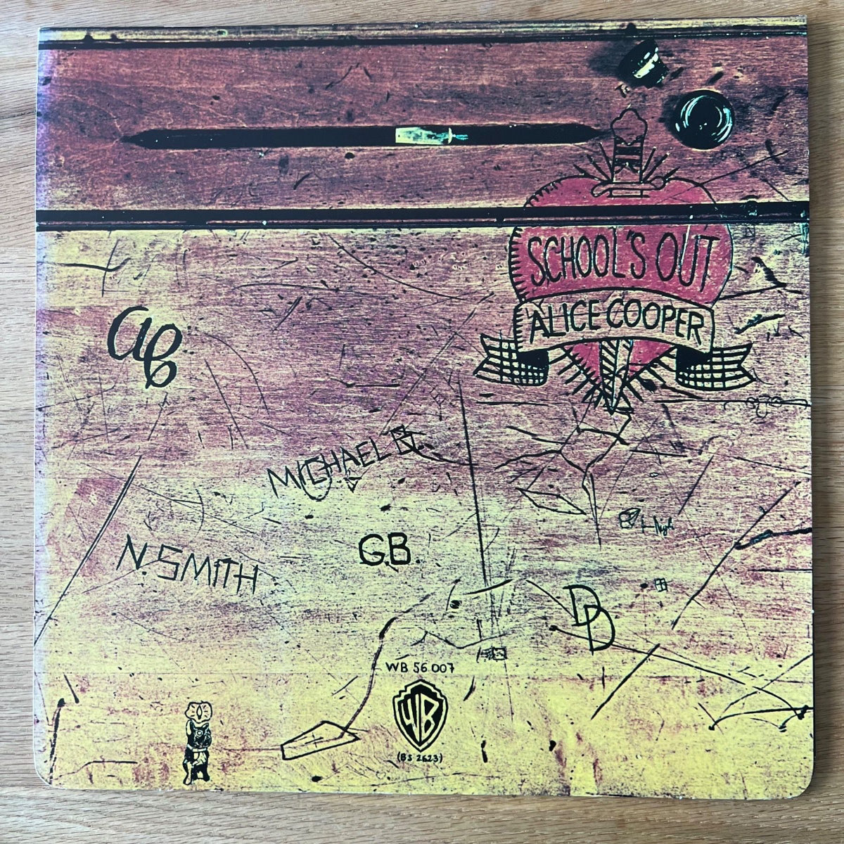 Alice Cooper - School's Out / 1. D-Press. 1972 incl. Panties - (M-/VG++)
