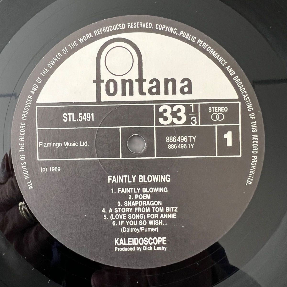 Kaleidoscope - Faintly Blowing / UK-Press. TOP