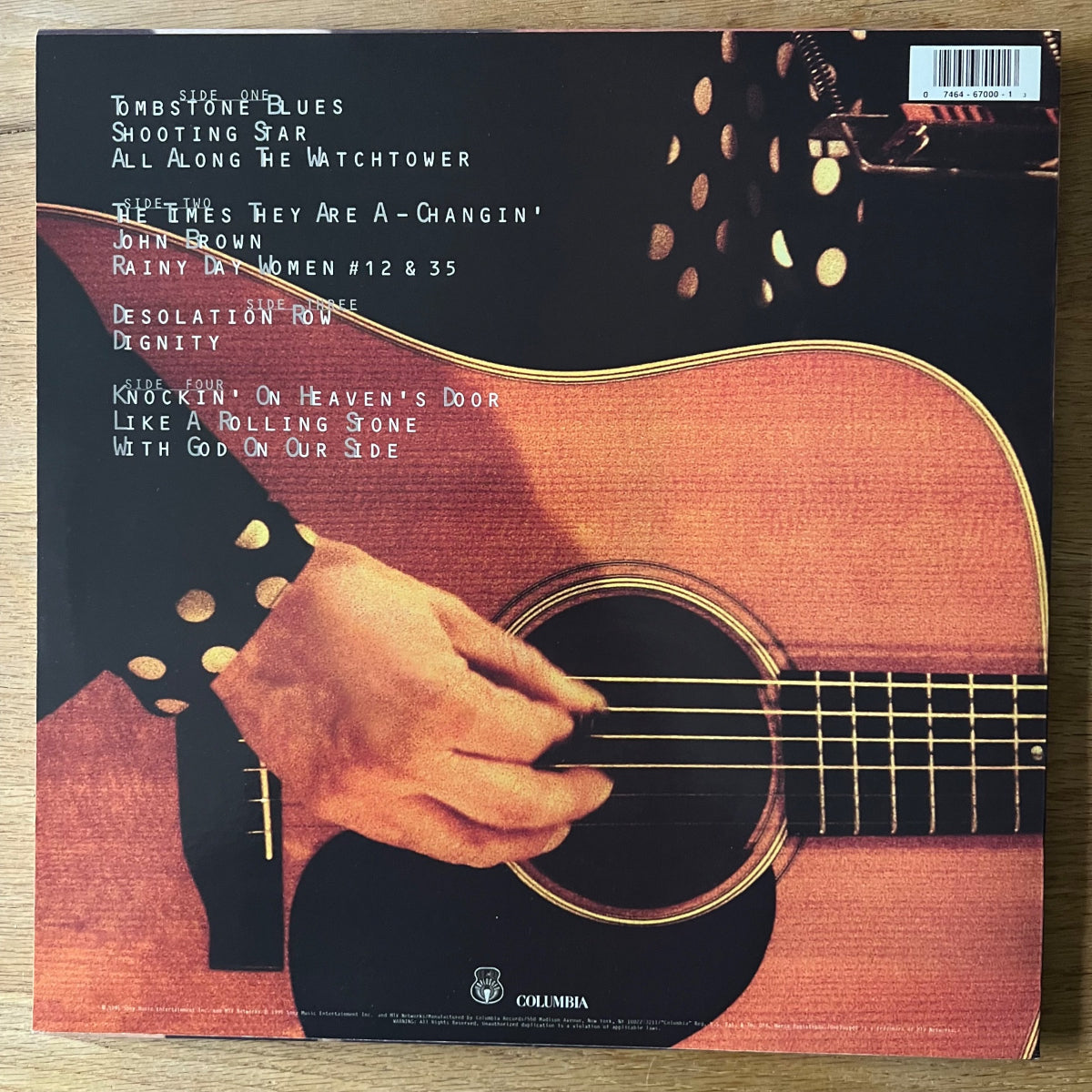 Bob Dylan - Unplugged / 2 LP - 1ère édition américaine. 1995 - (M-/M-)
