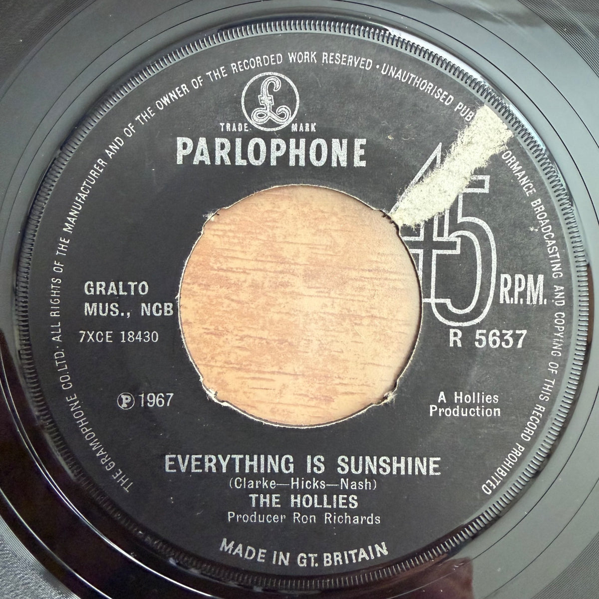 Hollies - King Midas In Reserve / 1. UK-Press. 1967 - (VG/Neutral)
