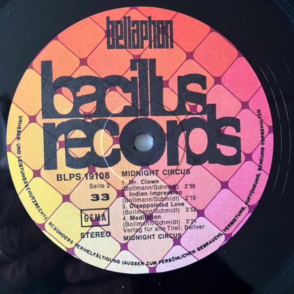Midnight Circus - Same / 1. D-Press. 1972 - (M-/M-)