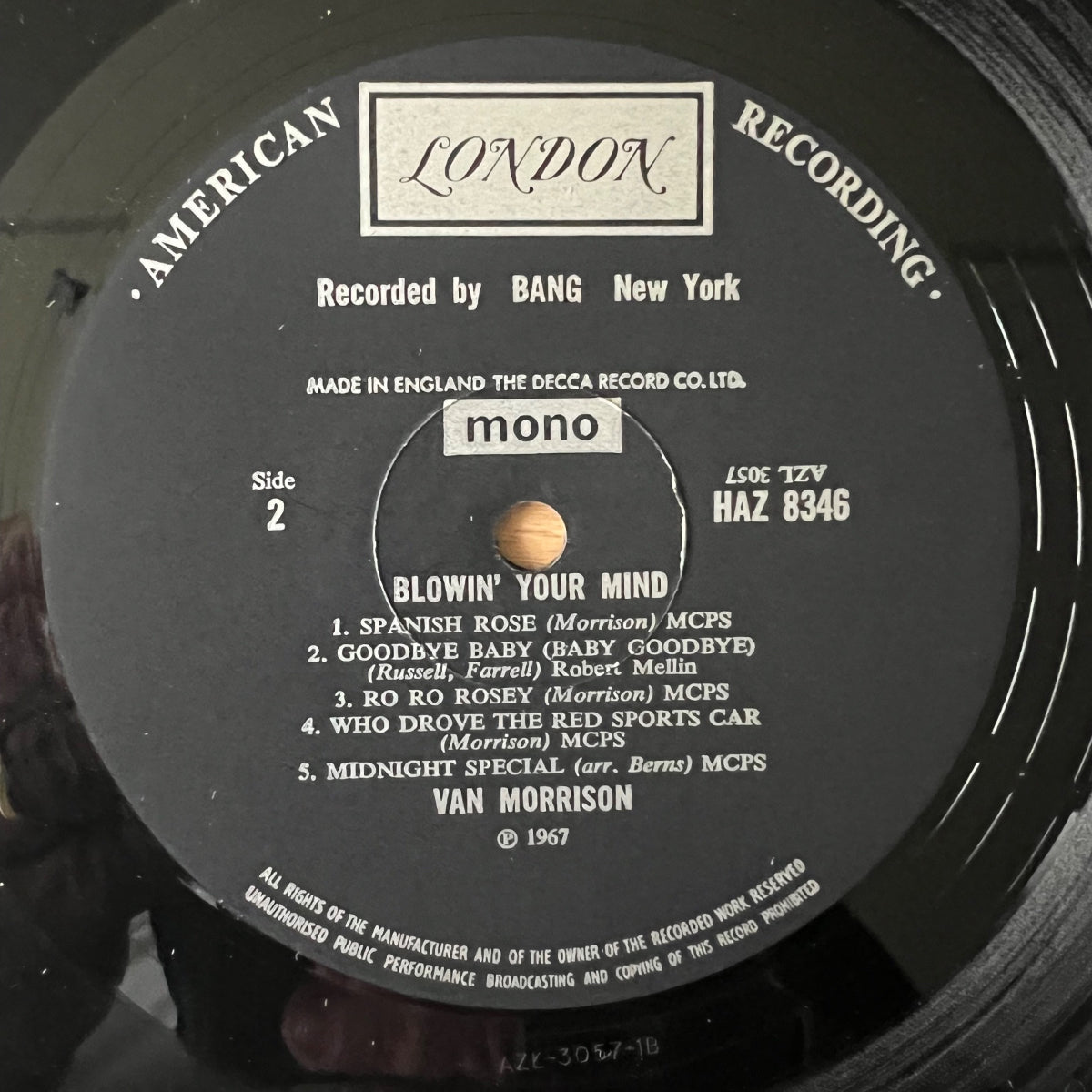 Van Morrison - Blown' Your Mind / 1. UK-Press. 1967 - Mono - (M-/VG++)