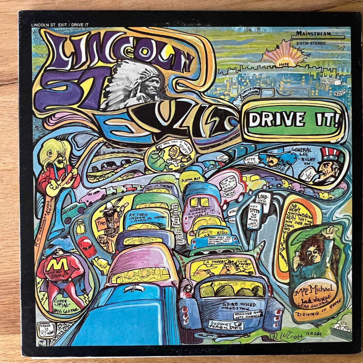Lincoln St Exit - Drive It! / US promo 1970 - (M-/VG++)
