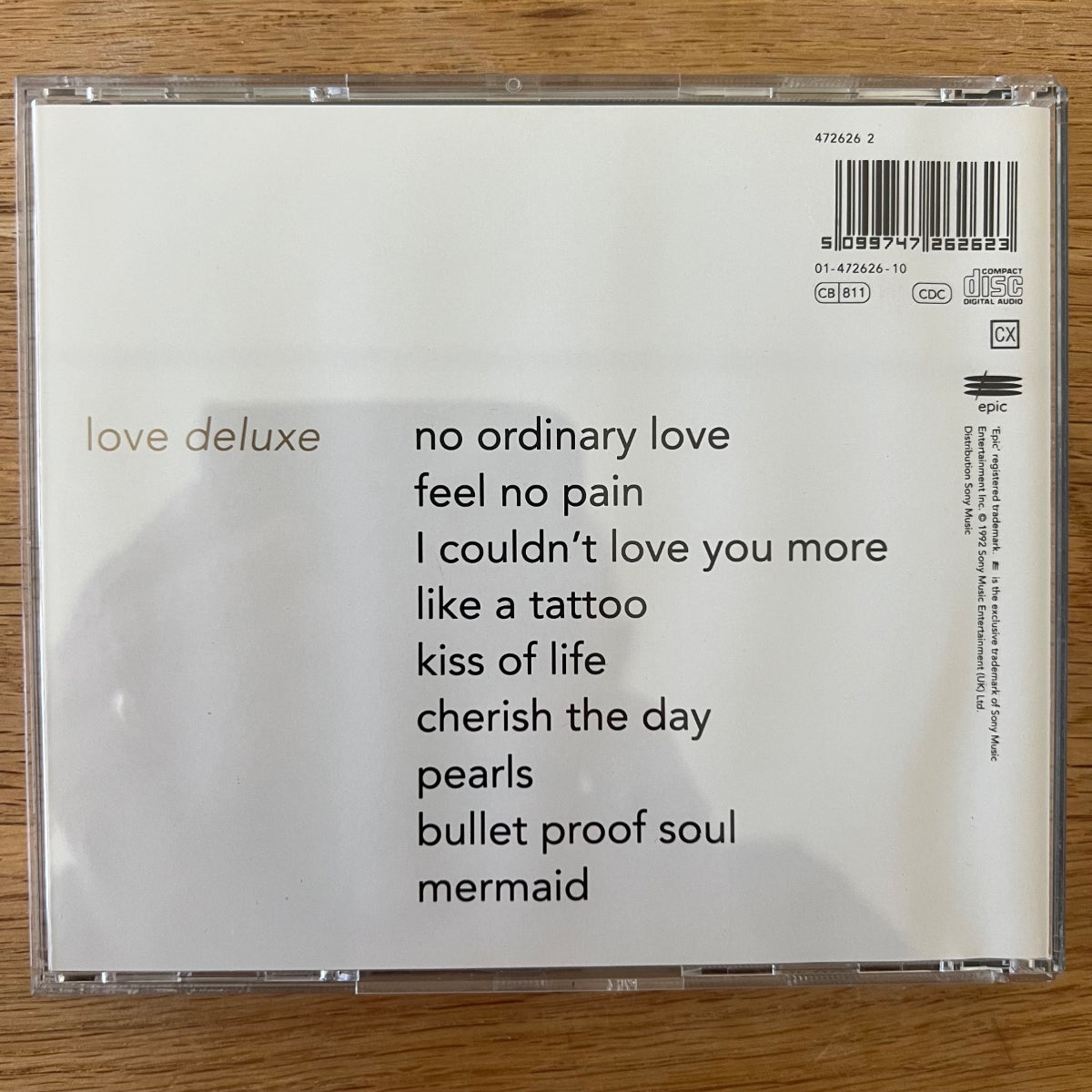 Sade - Love Deluxe / CD - 1st UK Press. 1992 - TOP