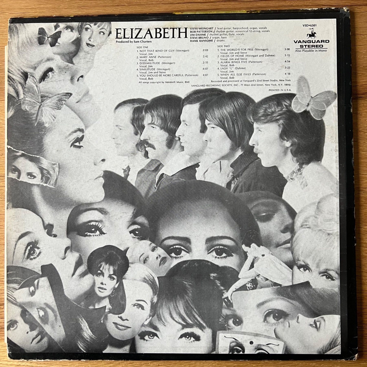 Elizabeth - Same / US Press. RE from 1968 - (M-/VG++)