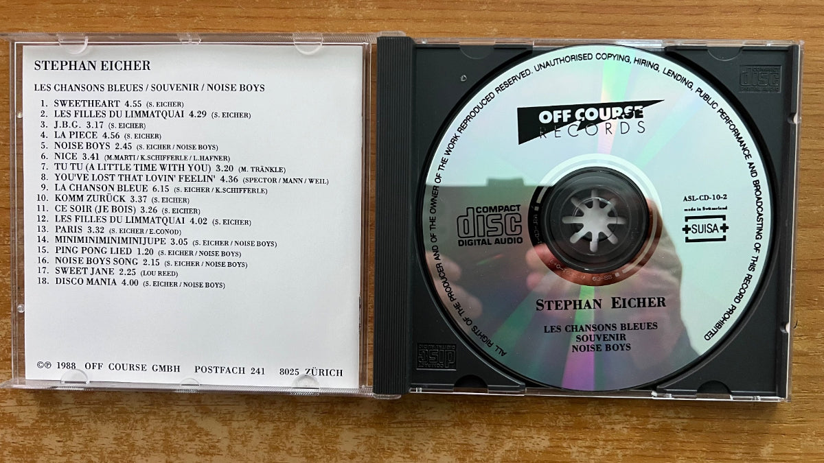 Stephan Eicher - Les Chansons Bleues / CD - 1. Swiss-Press. 1988 - (M-/M-)