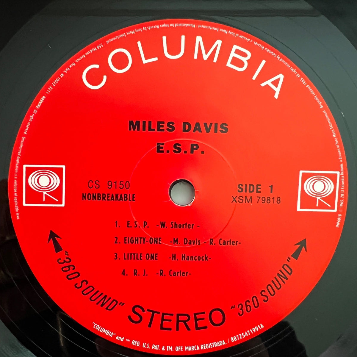 Miles Davis - E.S.P. / US-Press. 2014 - RE von 1965 - Stereo - (M-/Mint)