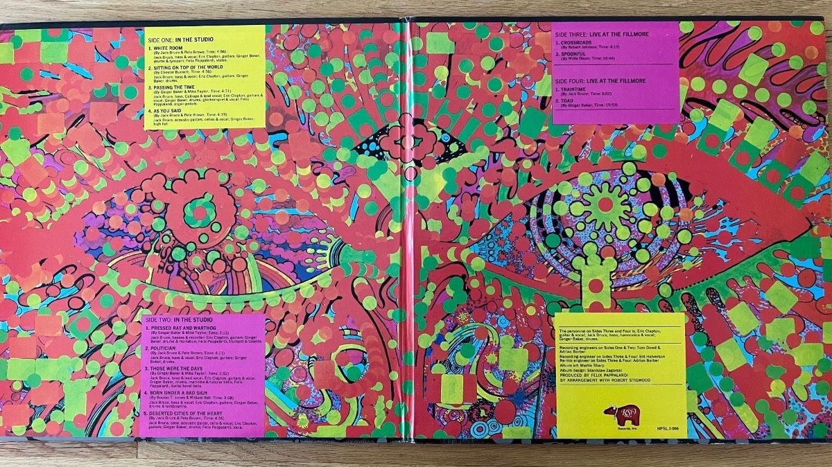 Cream - Wheels Of Fire / 2 LP - Audiophile MFSL 1985 - (M-/M-)
