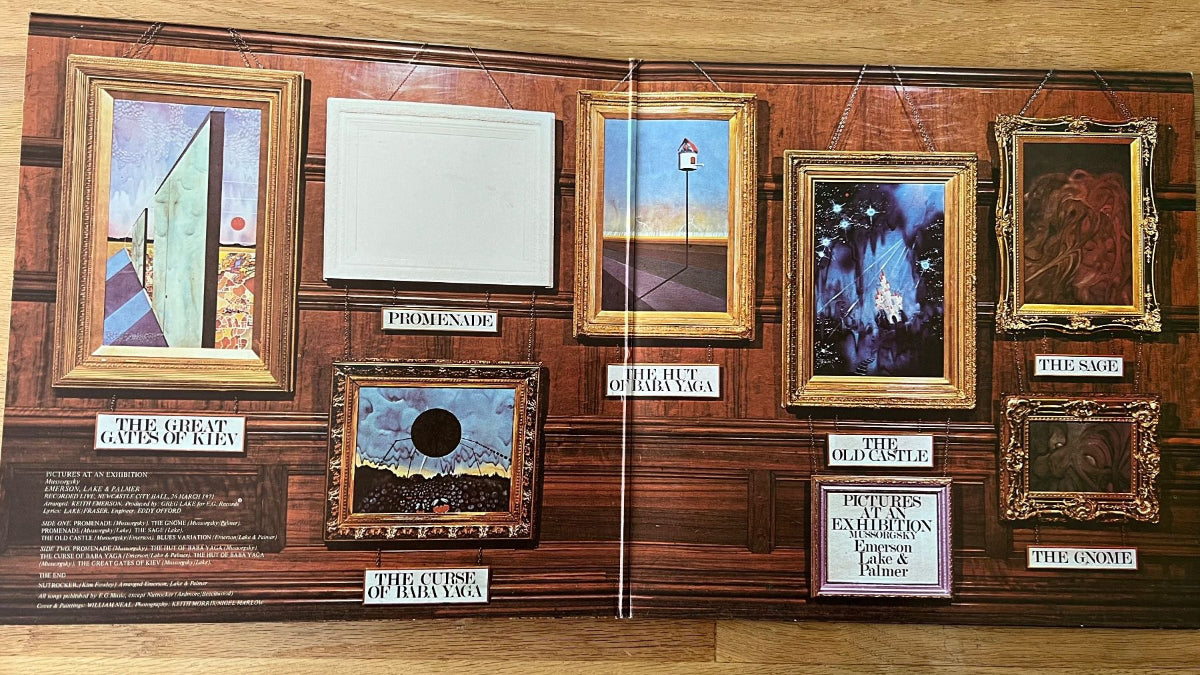 Emerson, Lake & Palmer - Pictures At An Exhibition / UK-Press RE - (M-/M-)