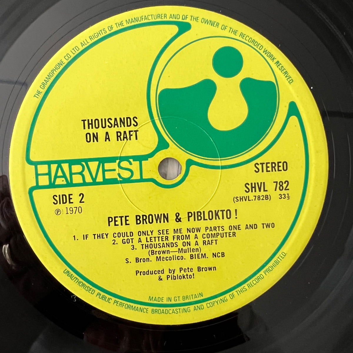 Pete Brown & Piblokto! / 1. UK-Press. 1970 - (M-/VG++)