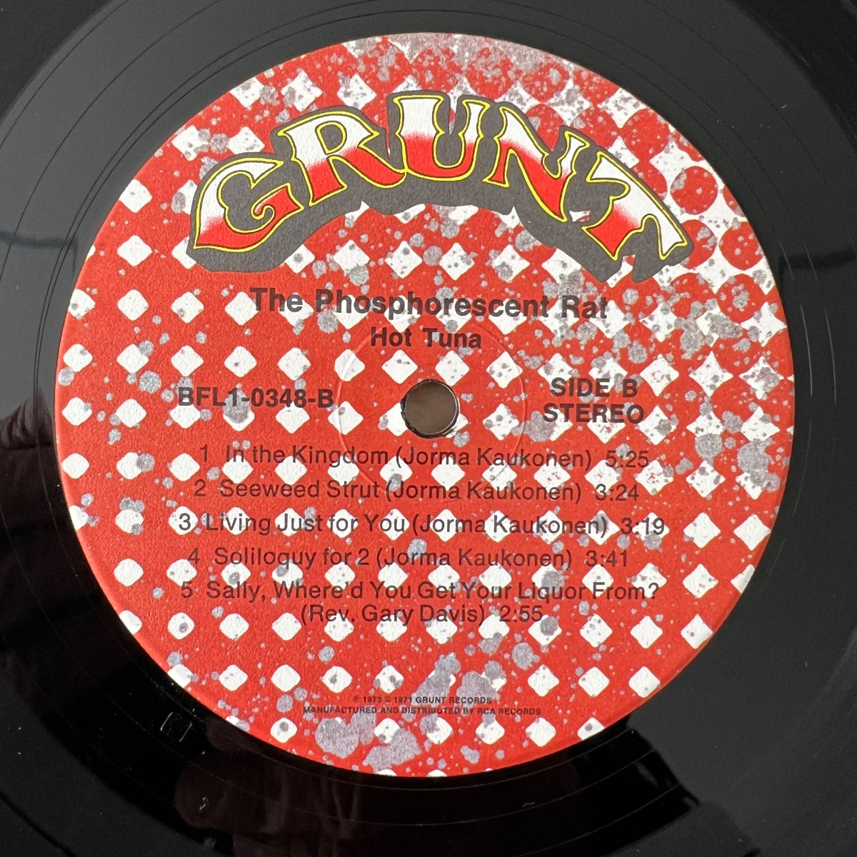 Hot Tuna - The Phosphorescent Rat / 1. US-Press. 1973 - TOP