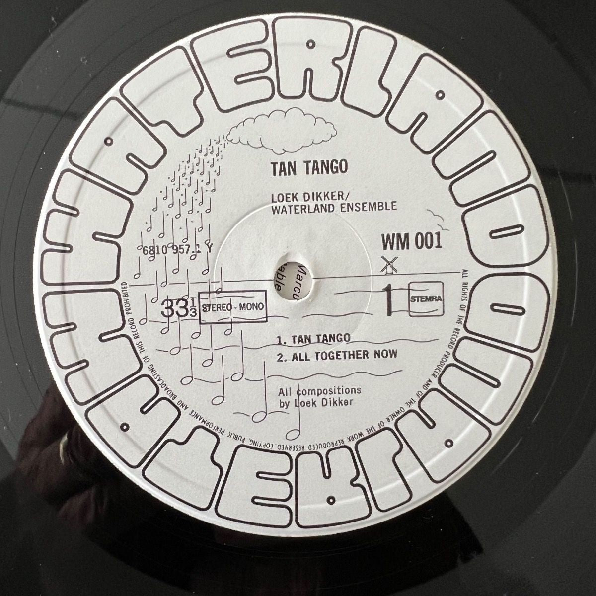 Loek Dikker Waterland Ensemble - Tan Tango / 1st NL Press. 1975 - (M-/M-)