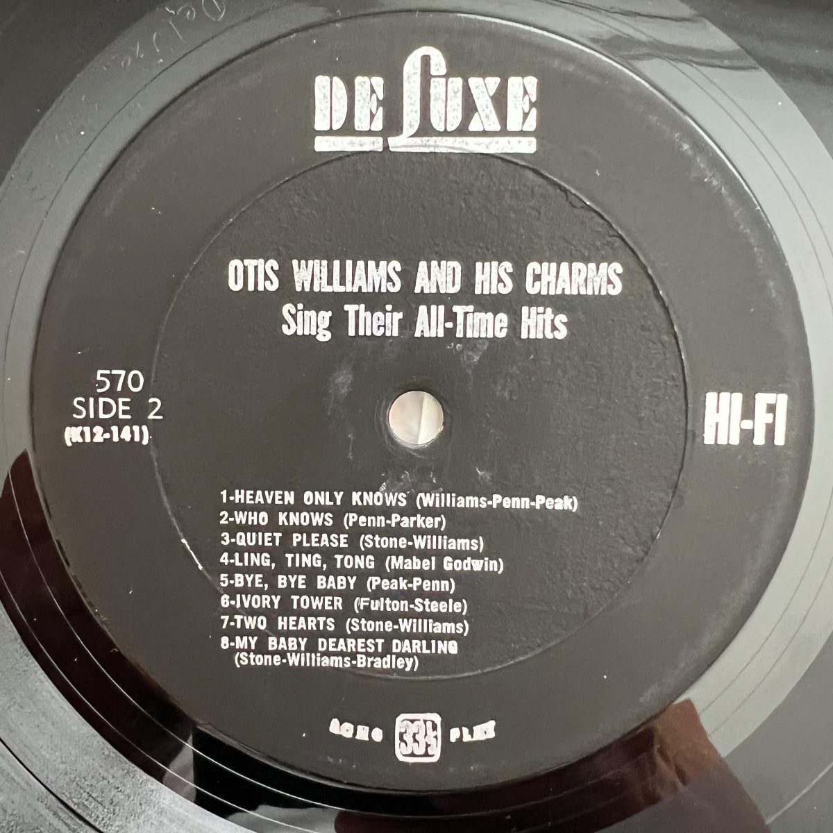 Otis Williams & His Charms - Sing Their All Time Hits / US-Press. RE von 196? - (M-/VG++)