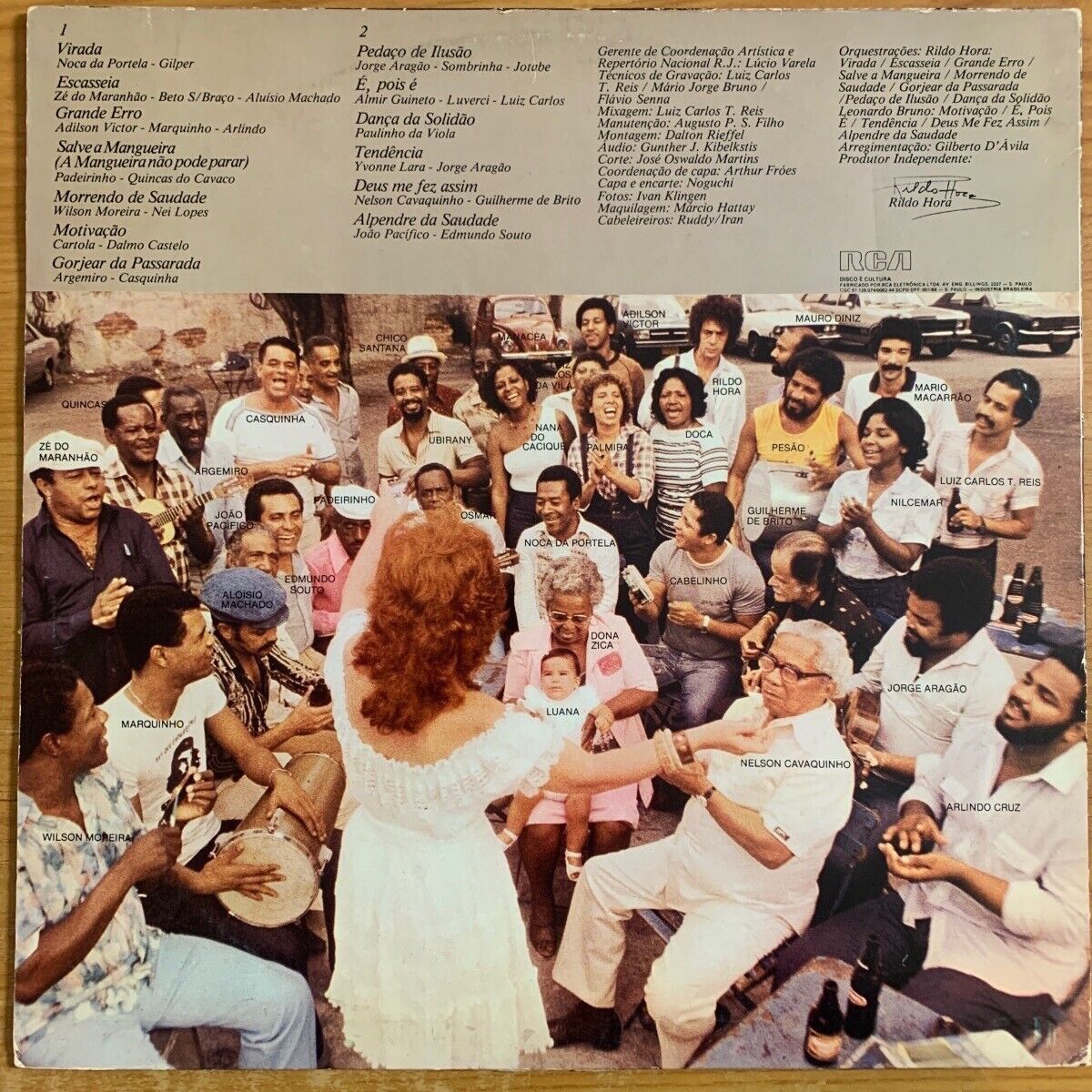 Beth Carvalho - Na Fonte // LP - 1st Brazil Pressing 1981 - (VG++/VG+)